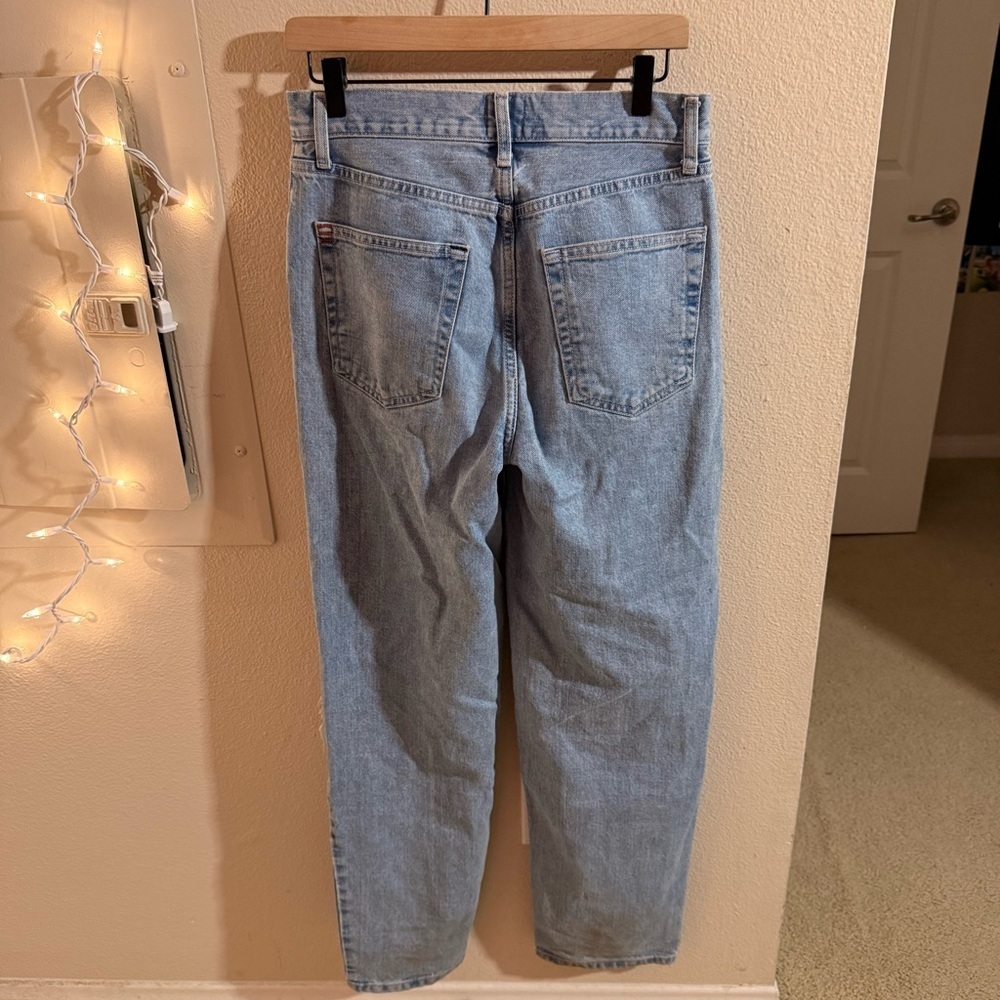 BDG Medium High Waisted Blue Ripped Boyfriend Jeans - Picture 2 of 8